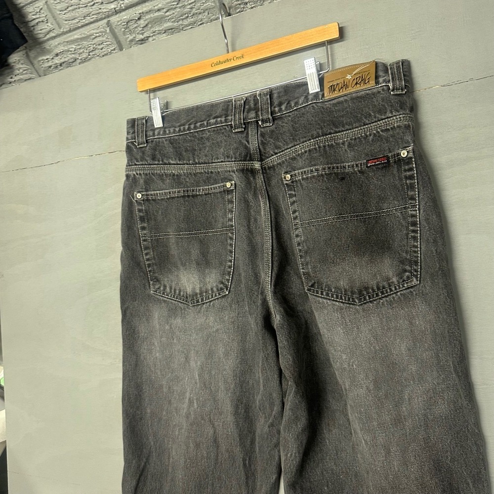 Jordan Craig Mens Jeans 38x32 Dark Wash‎ Relaxed Fit Denim Pants